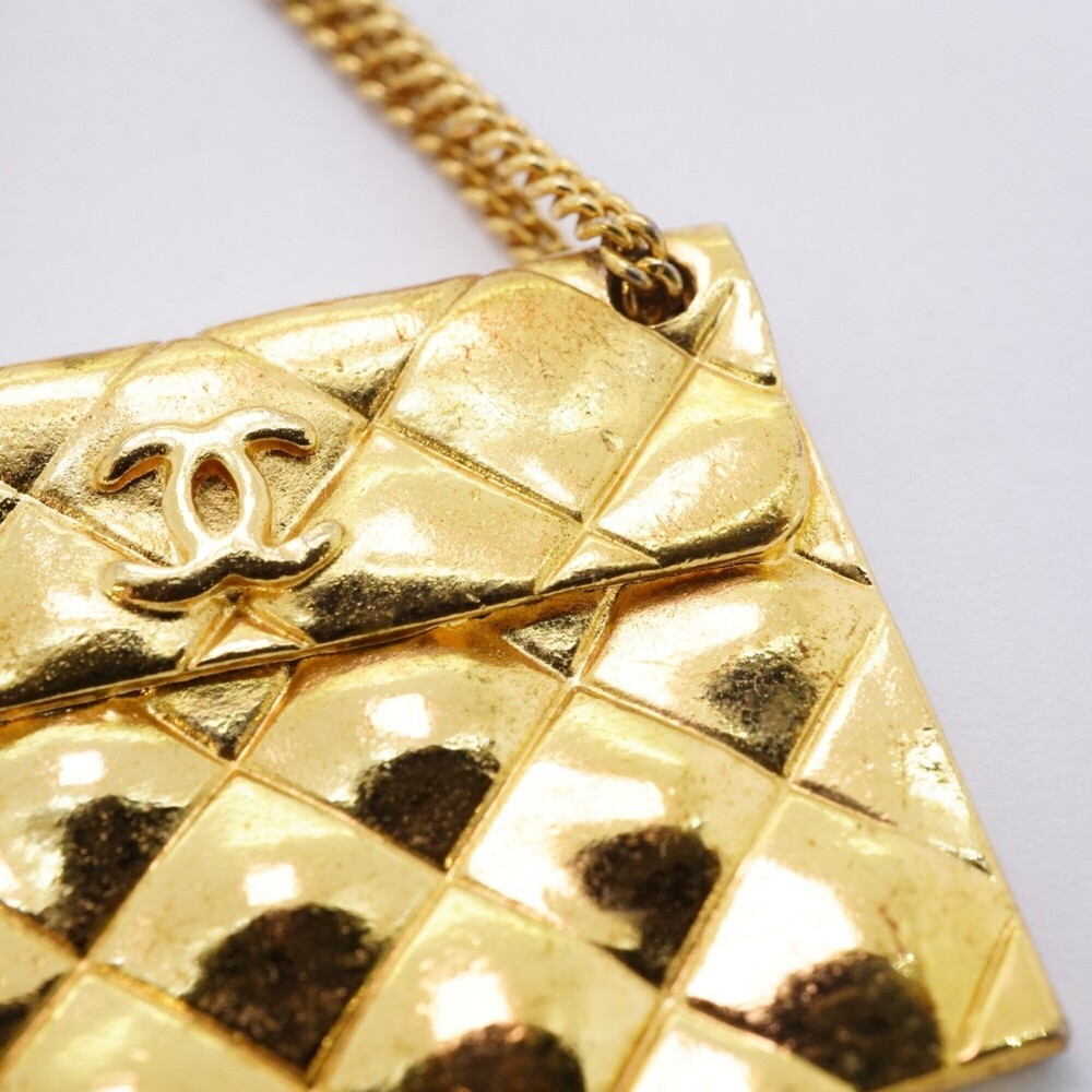 CHANEL Authentic Gold Logo Brooch - Picture 7 of 7